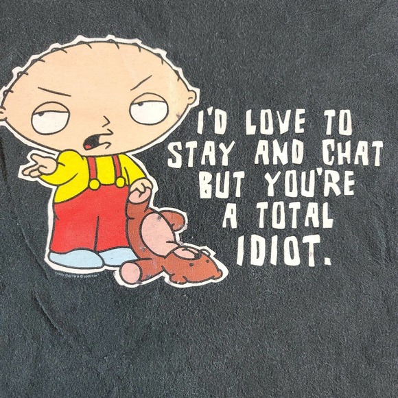 Vintage 2005 Stewie Griffin Family Guy Shirt Mens Size Medium Fox - Picture 3 of 8